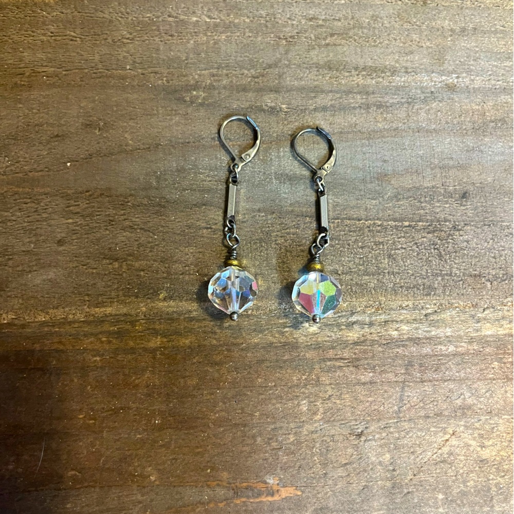 Crystal Drop Earrings Elegant